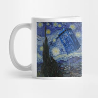 Starry Night Tardis Mug